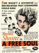 A Free Soul movie poster